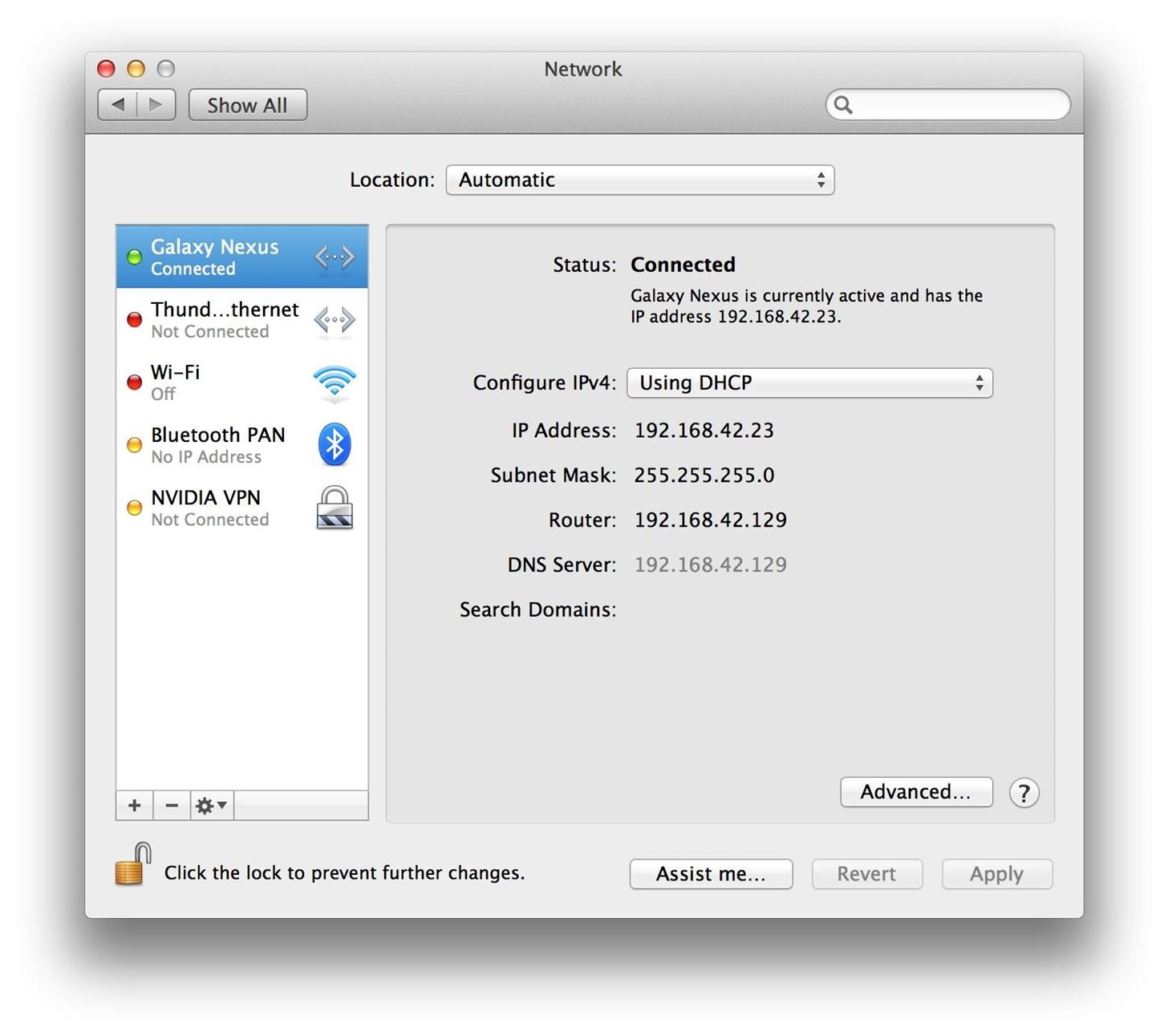 samsung s4 connect device to mac for development